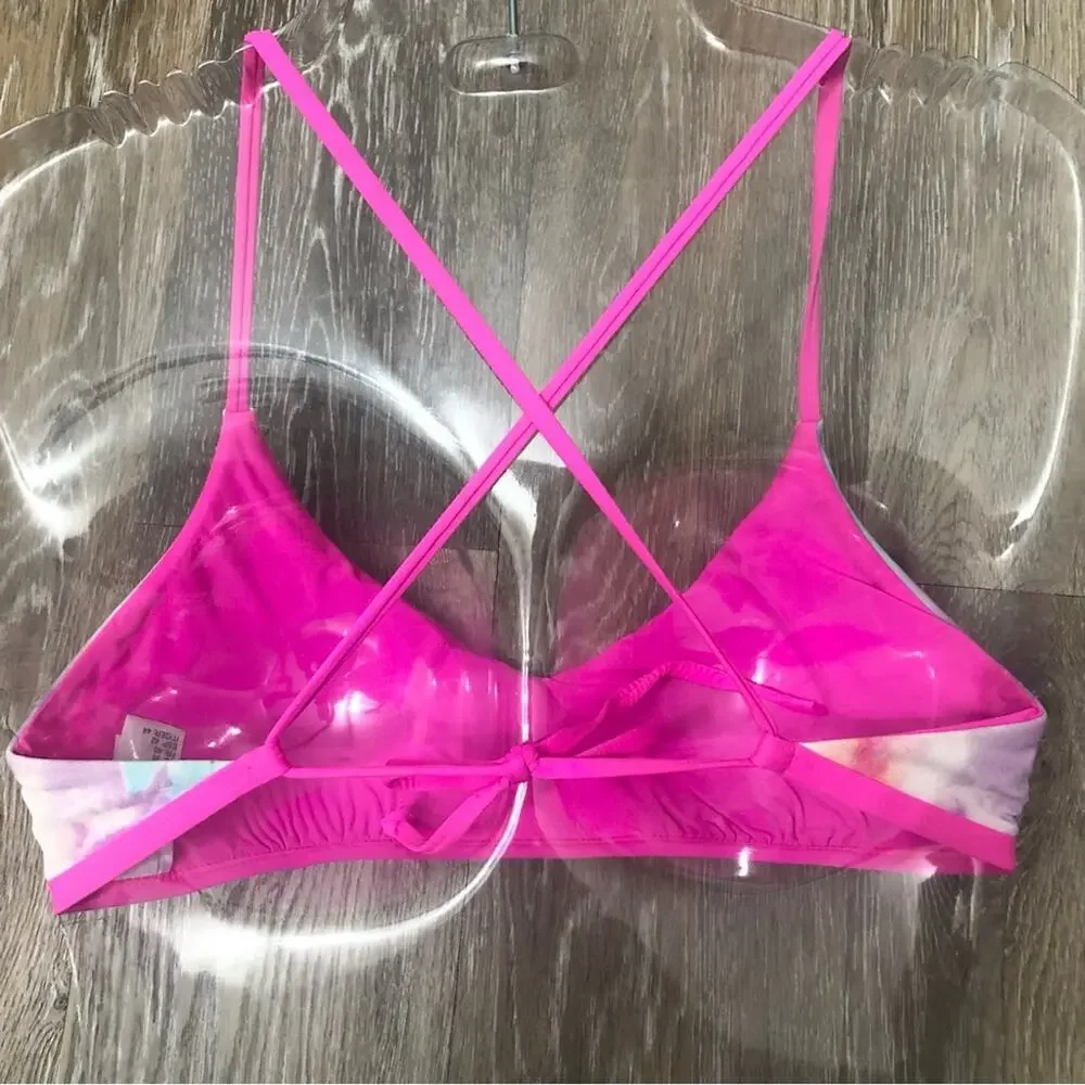 VYB Vicious Young Babes Rev Tie Dye Bikini Top Medium EUC